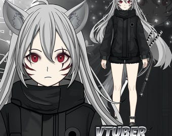 Modelo de VTuber Kage / Avatar Live2D, listo para VTuber Studio