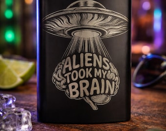 Alien Flask 8oz