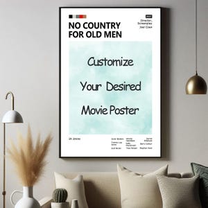 Personalized Movie Posters - Choose Your Movies, Custom Film Posters, Movie Poster Custom Print, Movie Posters Collection, Gallery Wall Art