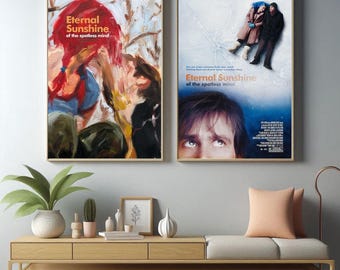Eternal Sunshine of the Spotless Mind Movie Poster, Gallery Wall Art, Canvas Prints, Home Theater Decor, Gift for Movie lovers