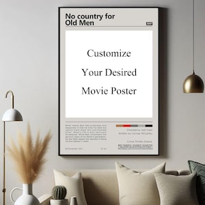 Personalized Movie Posters - Choose Your Movies, Custom Film Posters, Movie Poster Custom Print, Movie Posters Collection, Gallery Wall Art