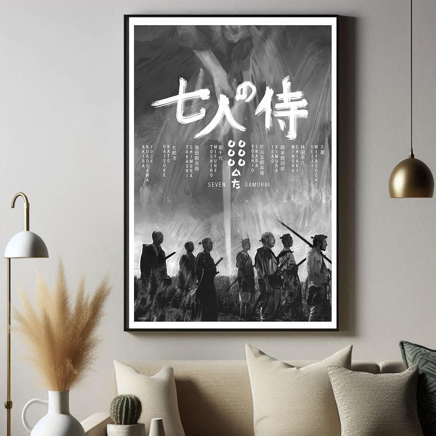 Seven samurai poster - Etsy 日本