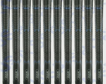 13 Winn Dri Tac 2.0 MIDSIZE Jet Black Golf Grip - 62DT-JBK