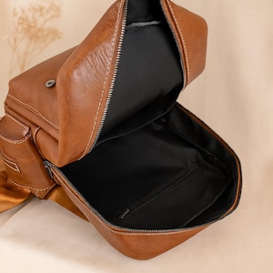 Women's Vintage Vegan Leather Backpack – French Designer Style, Large Capacity, Waterproof PU