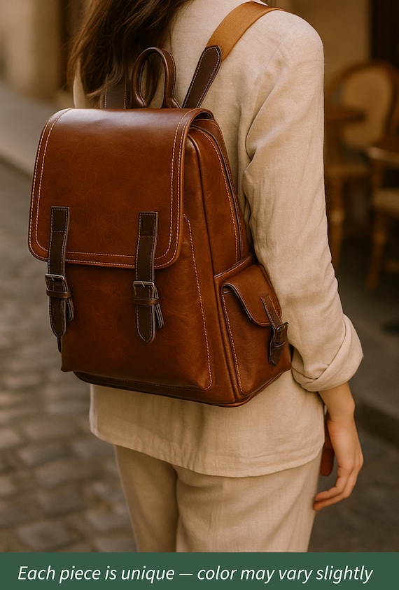 designer faux leather backpack New Designer Faux Leather Backpack Women main image 2