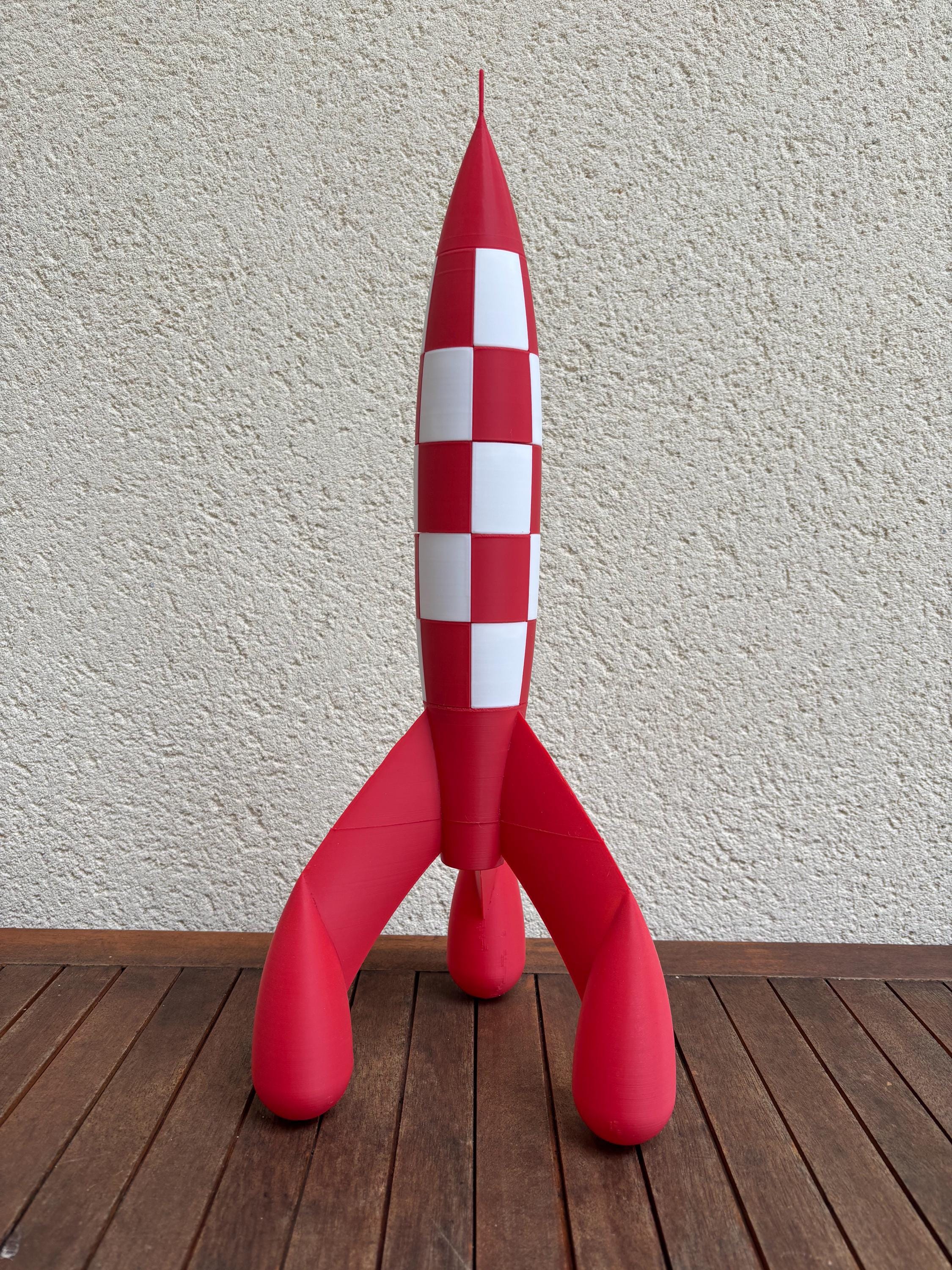 タンタンの冒険 TINTIN ロケット 木製フィギュア ビンテージ レトロ タンタンの冒険 TINTIN ロケット 木製フィギュア ビンテージ