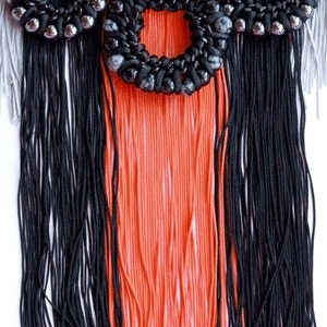 Obsidian Orange Statement Nacklace image 3