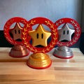Mario Kart Star Trophy | Custom Championship | 3D Printed Gold Silver Bronze product logo