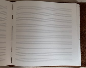 Composer – Manuscript Notebook for writing music