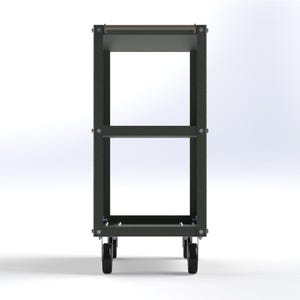 Mobile Workbench & Tool Cart Plans, CNC Plasma Files, Sheet Metal DXF (Digital Download) image 4