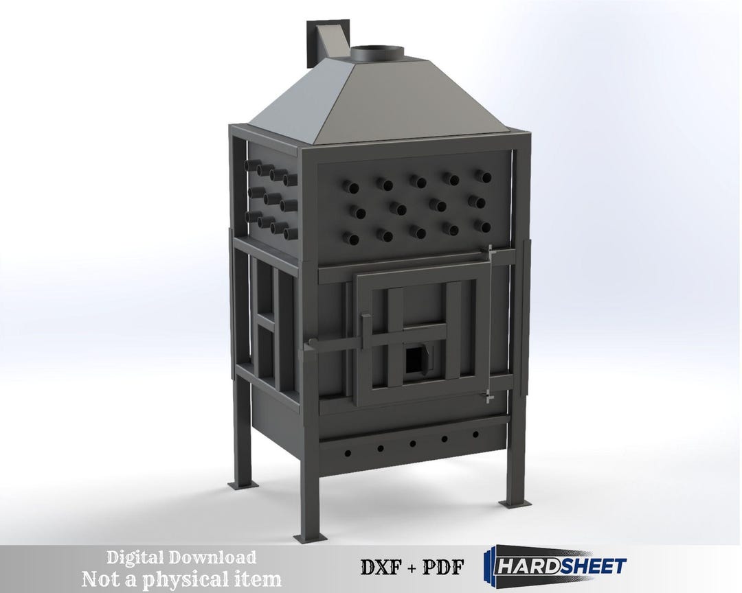 Training Stoves Industrial Workshop Stove DXF, CNC Laser Plasma Cut, Heavy Duty Steel ...