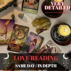 Personalized Love Tarot Reading: Same Day Delivery, In-Depth Guidance (PDF Reading