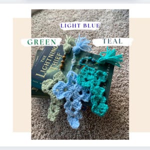 Handmade Crochet Cross Bookmarks