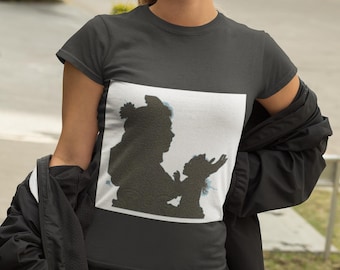 Minimalist Mom Love T-Shirt – Unisex Cotton-Spandex Fit | Athleisure Style | Breathable & Lightweight | Mother and Child Bond Tee