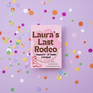 Last rodeo digital template