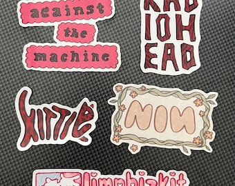 Cute Band Logo Stickers