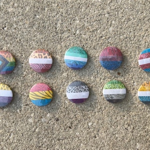 Animal Print Pride Pinback Buttons