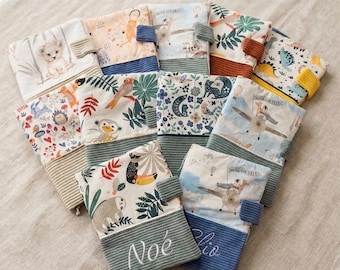 Funda personalizada bordada para el libro de registro de salud del bebé: perfecta como regalo para un bebé.