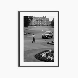 Arte mural de golf, láminas fotográficas, pósteres de golf, impresiones artísticas, láminas de golf, láminas retro, arte mural en blanco y negro, arte mural de calidad museística