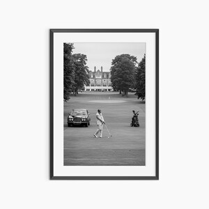 Láminas de golf, Impresiones fotográficas, Póster de golf, Impresiones artísticas, Arte mural de golf, Láminas retro, Arte mural en blanco y negro, Arte mural de calidad museística
