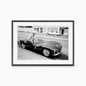 McQueen, Photography Prints, Steve McQueen Poster, Retro Poster, Vintage Print, Black and White Wall Art, Museum Quality Photography Poster