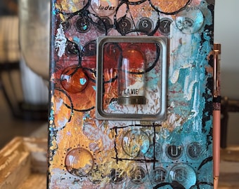 La Vie-Mixed Media Art Journal 5x8”-Lined Pages