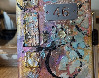 46-Mixed Media Art Journal 3x5-Lined Pages