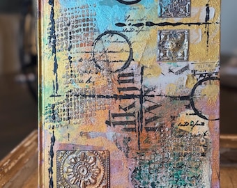 I Spy-Mixed Media Art Journal 7x9”-Lined Pages