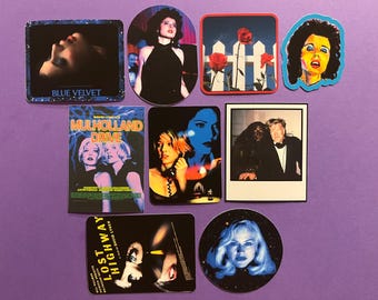 David Lynch movie sticker set