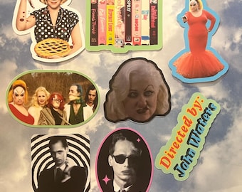 ¡Juego de pegatinas de John Waters!
