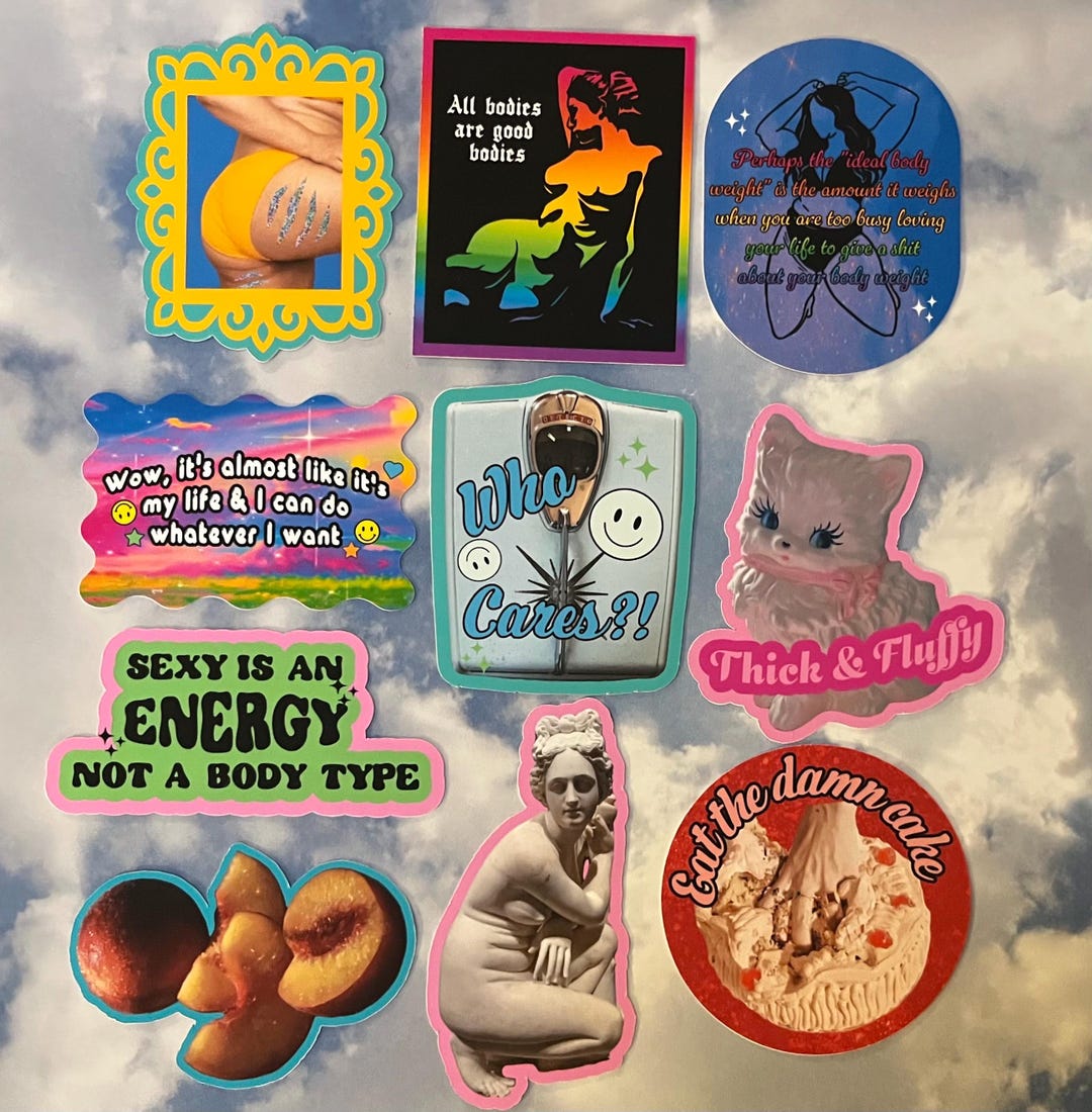 Body Positive Sticker Set! - Etsy