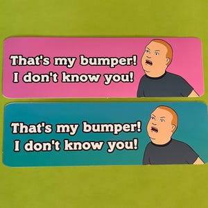 Ik ken je niet bumpersticker
