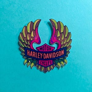 Harley Davidson sticker (& holographic)