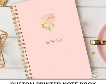 Custom Spiral Notebooks & Journals for your event, business, Birthday Gifts, conference, Personalized Gifts, or branded merchandise