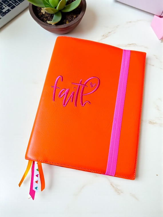 Embroidered Faux Leather Bible Cover with CSB Lifeway Women's Bible