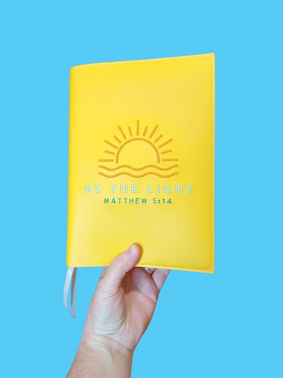 Embroidered Faux Leather Bible Cover - She Reads Truth - Baptism Gift