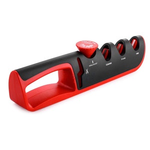 3-In-1 Handheld Knife Sharpener with Adjustable Angle Dial (14-24