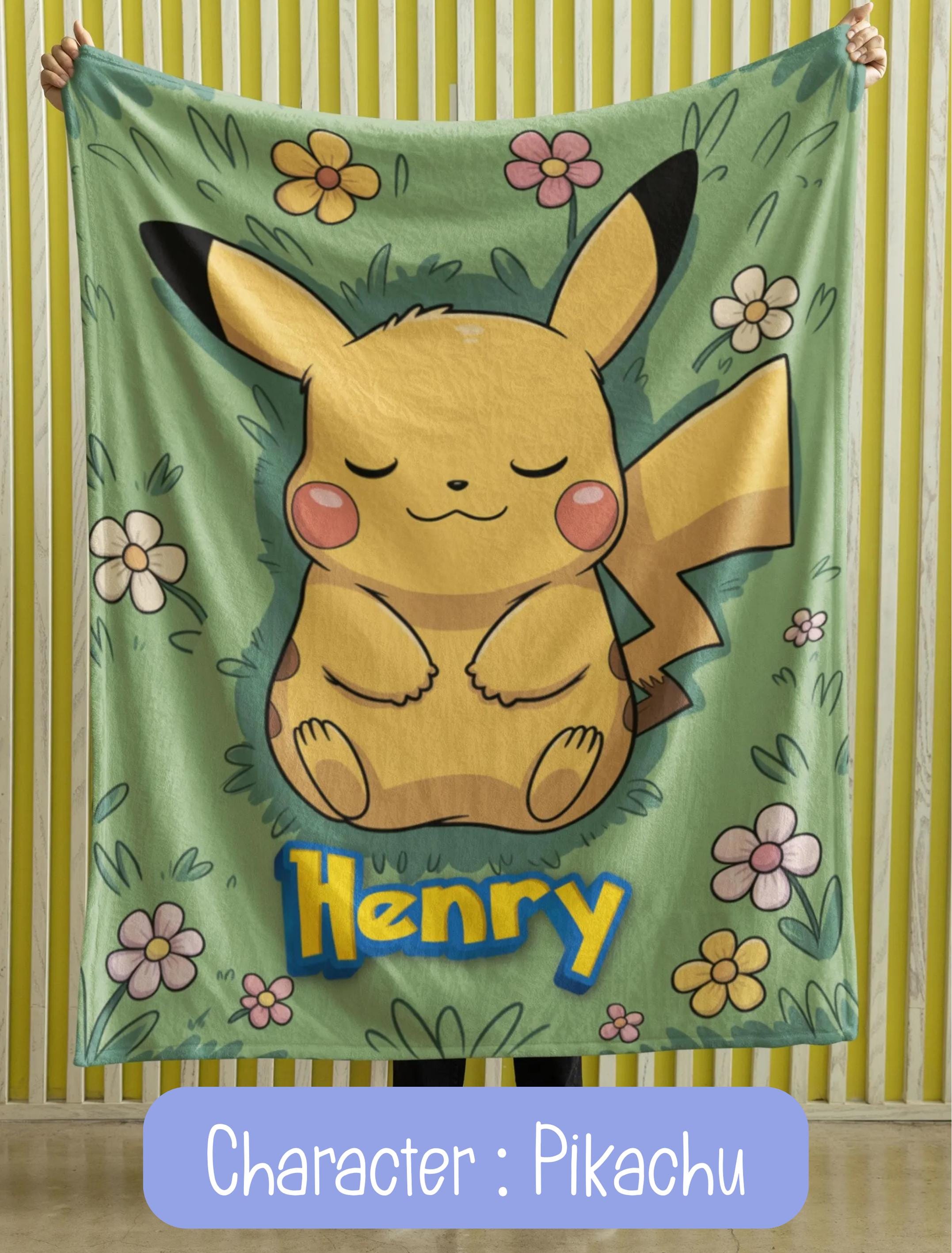 Pokemons Blanket - Etsy