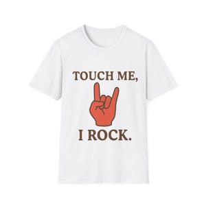Rocking Graphic T-Shirt: Unisex Softstyle Tee for Music Lovers