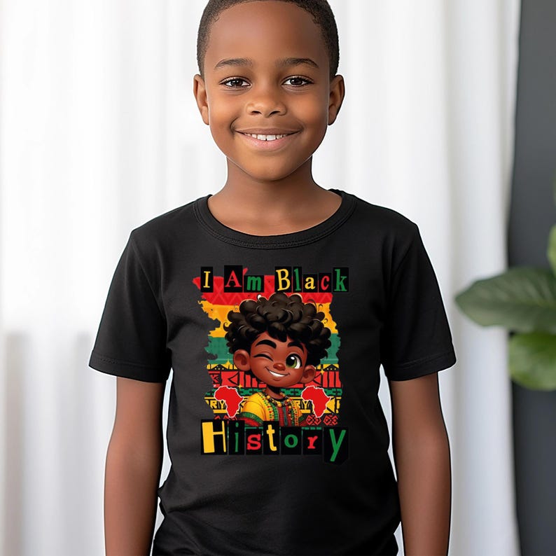 I Am Black History Kids Shirt, Black History Month Toddler Tee ...