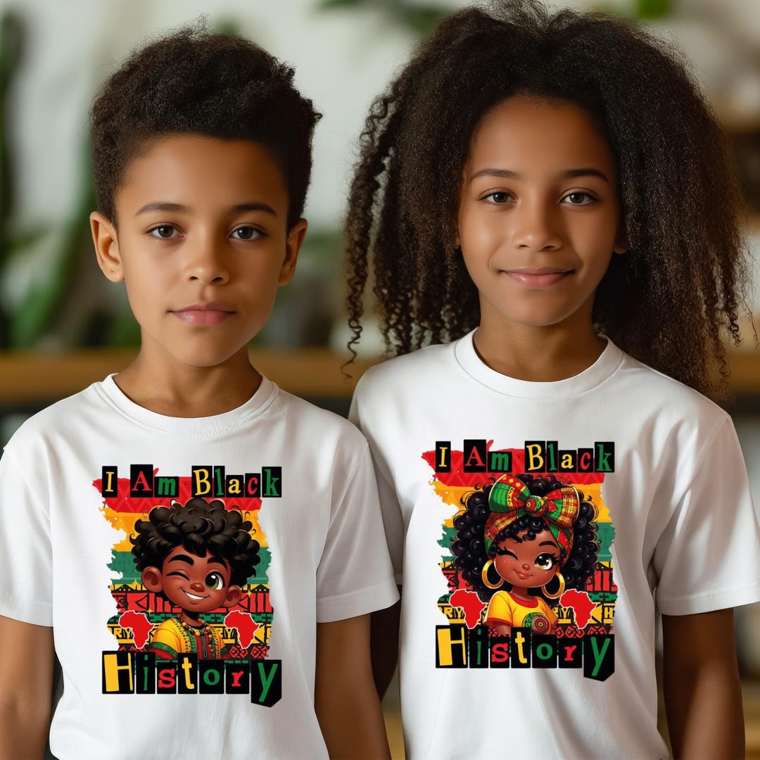 I Am Black History Kids Shirt, Black History Month Toddler Tee ...