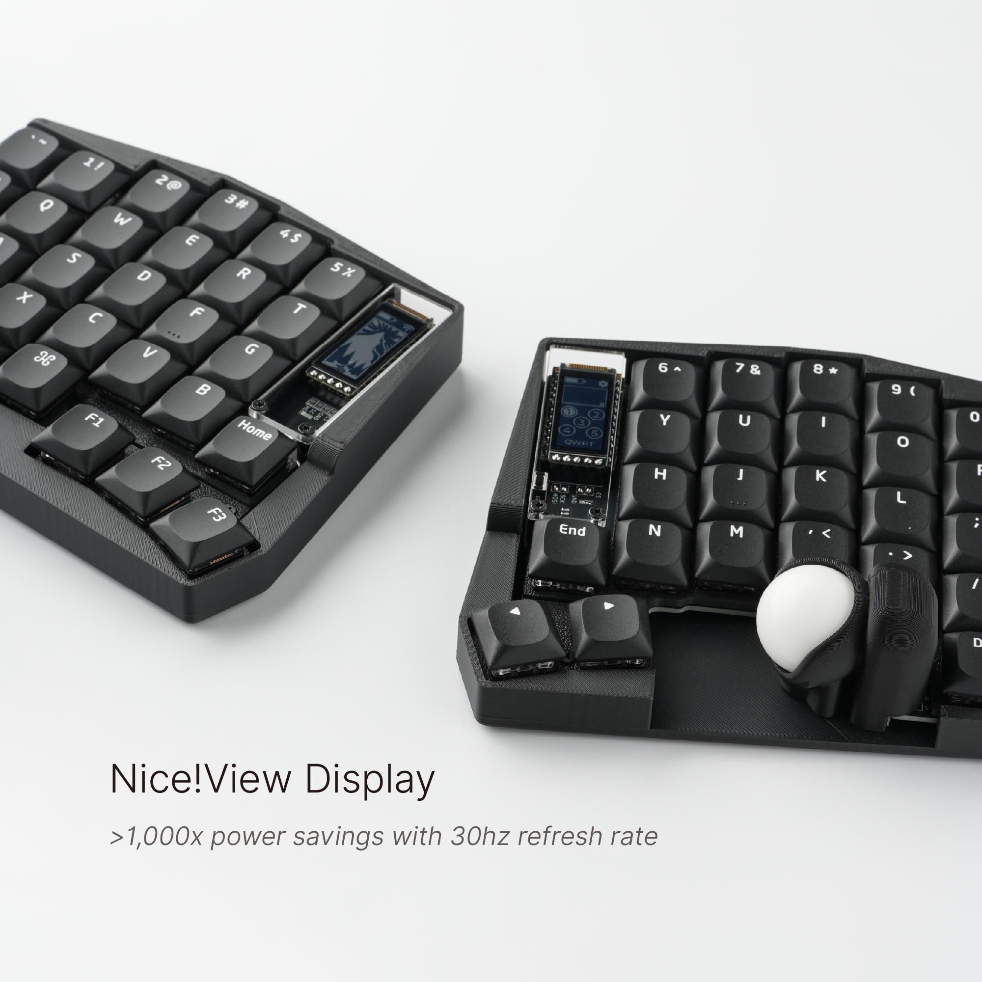 Custom Keyball 61 Wireless Split Keyboard: Fully Built and Ready