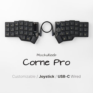 Anpassat Corne Pro Ergonomiskt Delat Tangentbord - Förbyggt, klart att använda Hotswap-tangentbord