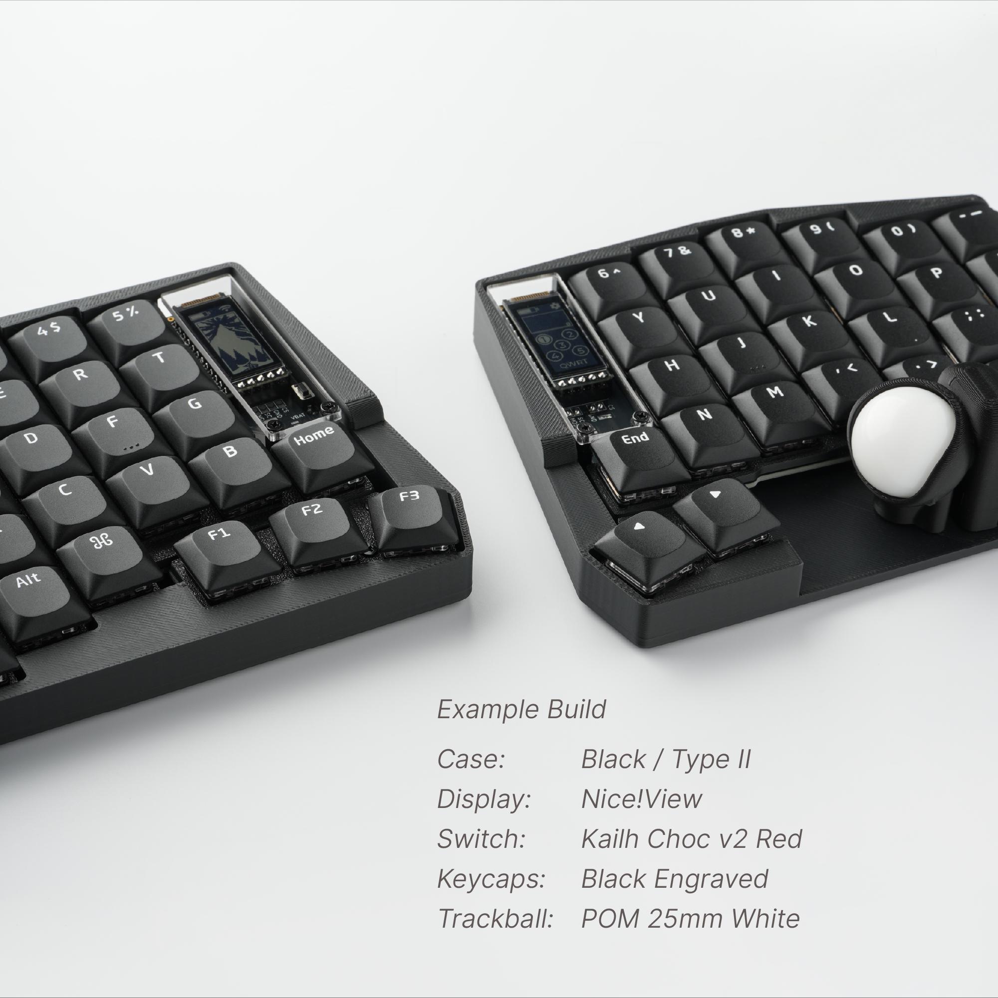 Custom Keyball 61 Wireless Split Keyboard: Fully Built and Ready