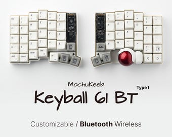 Custom Keyball 39 Wireless Split Keyboard: Fully Built and Ready