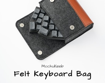 Felt Keyboard Bag: Perfect-Fit Case for Split Keyboards — Protection with Style