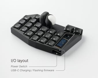 カスタムキーボール44ワイヤレススプリットキーボード：完全組み立て