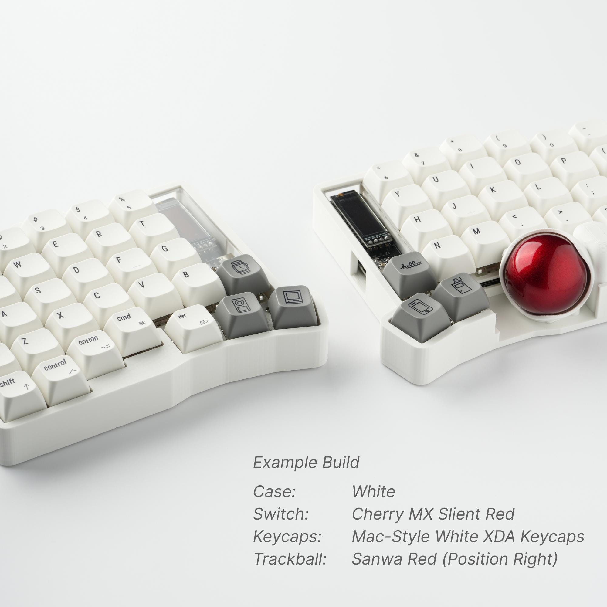 カスタムキーボール61分割キーボード：人間工学に基づいたトラック