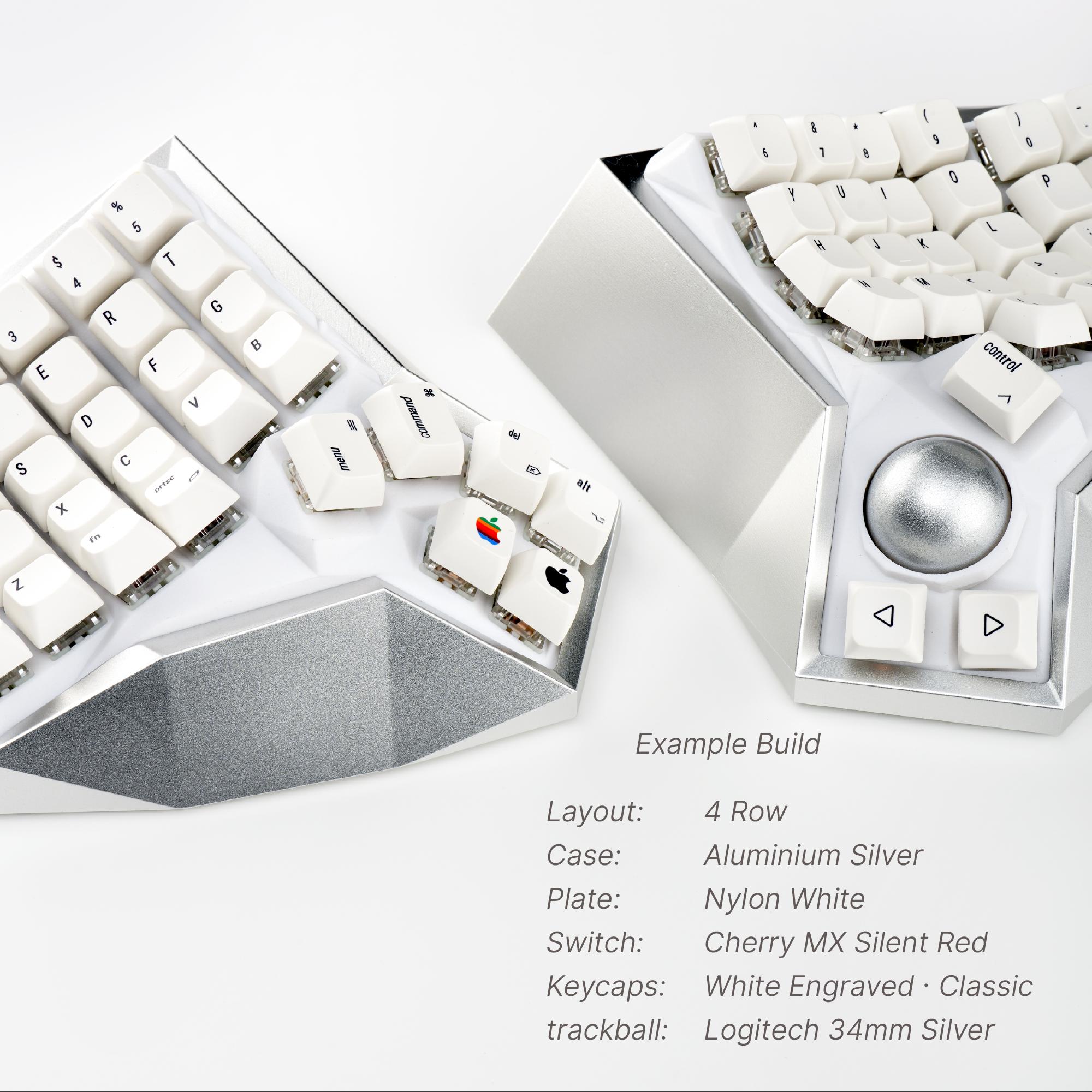 Trackball Custom Graphics Custom Dactyl Manuform Pro Trackball Wireless Ergonomic Split Keyboard ...