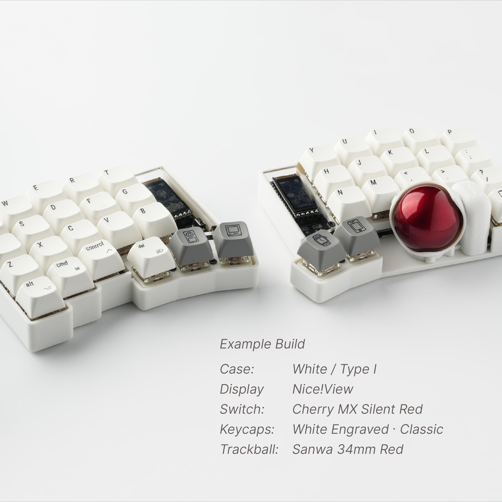 Custom Keyball 39 Wireless Split Keyboard: Fully Built and Ready